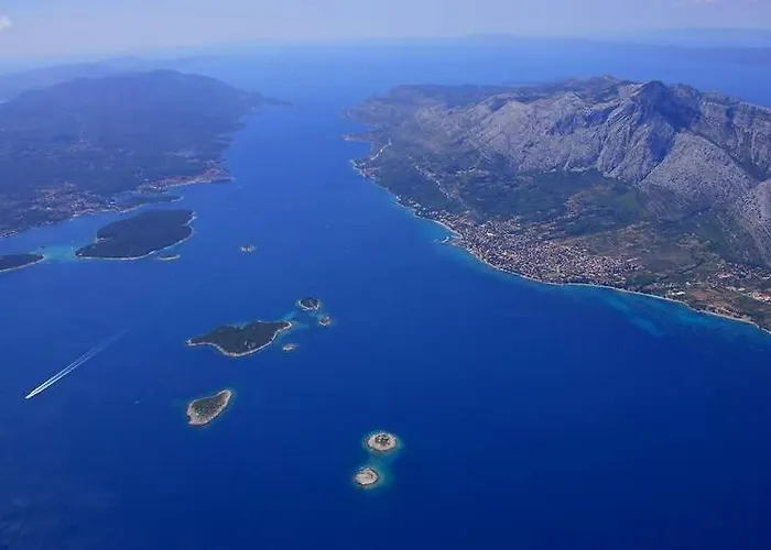 Apartmán In With Sea View, Terrace, Air Conditioning, Wifi 114-3 Orebić